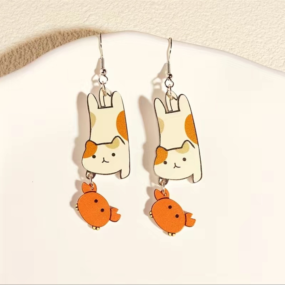 New cute earrings